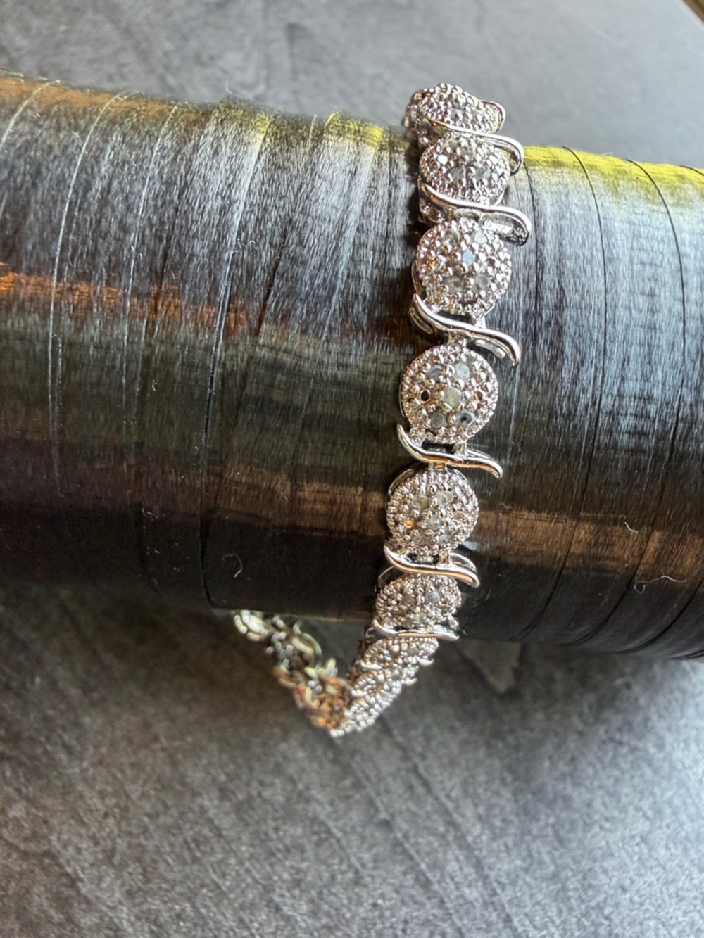 925 Silver tennis bracelet